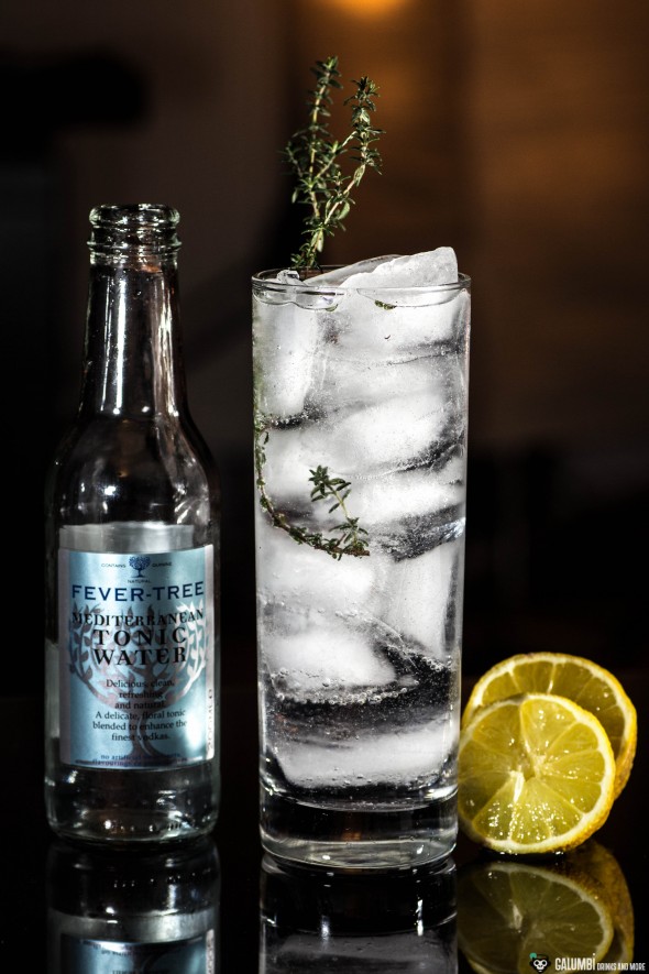 Gin and Fever Tree Mediterranean Tonic